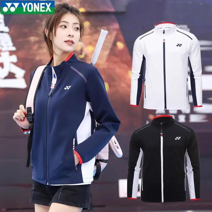 2024 New orginal Yonex YY Badminton Men and Women Coat Sportswear YOBC3121