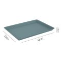 Decorative Tray Large Capacity Non-slip Food Serving Tray Bpa-free Reusable Plastic Tray for Fruits Cookies Desserts Southeast Asian Buyers' Choice. 