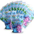 Disney Lilo Stitch Party Favors Bags Plastic Blue Stitch Pink Angel Goodie Gift Bag for Kids Boy Girl Birthday Party Decorations. 