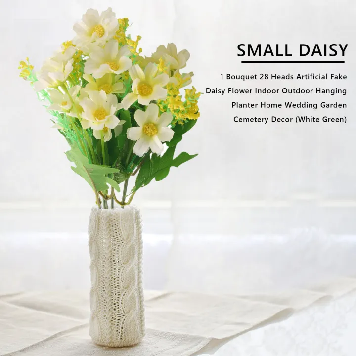 Artificial%20Fake%20Daisy%20Flower%20Indoor%20Outdoor%20Hanging%20(White%20Green)%20-%20Image%202