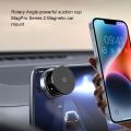 Timack® Magnetic Vacuum Car Phone Holder 360° Rotation Suction Cup Navigation Stand Bracket Car Magnetic Holder for iPhone.
