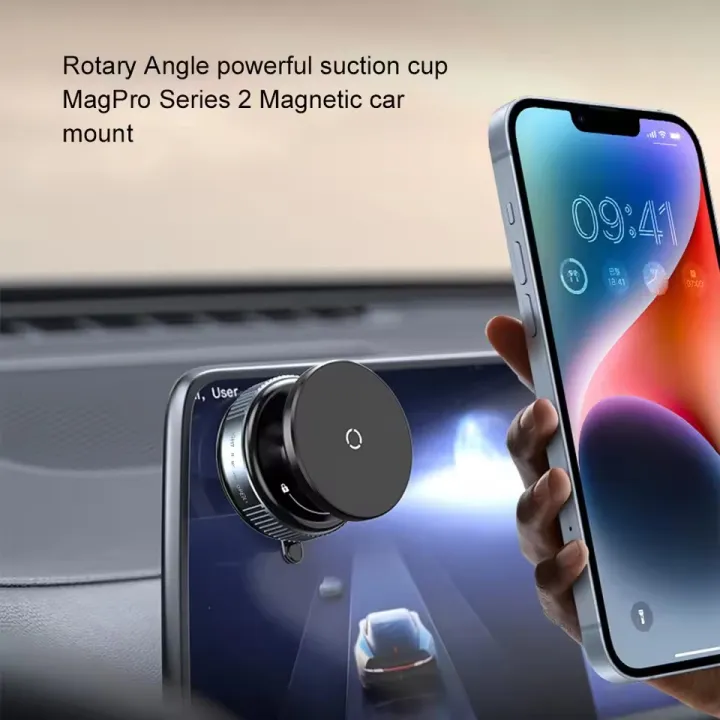 Timack%C2%AE%20Magnetic%20Vacuum%20Car%20Phone%20Holder%20360%C2%B0%20Rotation%20Suction%20Cup%20Navigation%20Stand%20Bracket%20Car%20Magnetic%20Holder%20for%20iPhone%20-%20Image%204