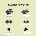 10 Pcs Polished Black Magnetic Balls Toy Game for Kids Playing.