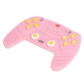 Baby Teether, Reduce Discomfort Game Controller Shaped Silicone Baby Teether for Daily Use. 