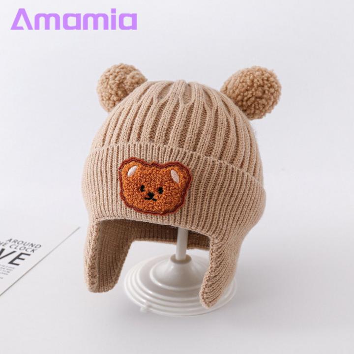 Cozy%20Baby%20Hat%20Adorable%20Cartoon%20Bear%20Winter%20Hat%20with%20Ear%20Protection%20Soft%20Warm%20Unisex%20Baby%20Beanie%20for%20Cold%20Weather%20Elastic%20Knitted%20Design%20Perfect%20for%20Southeast%20Asian%20Buyers%20Children%20Hat%20-%20Image%209