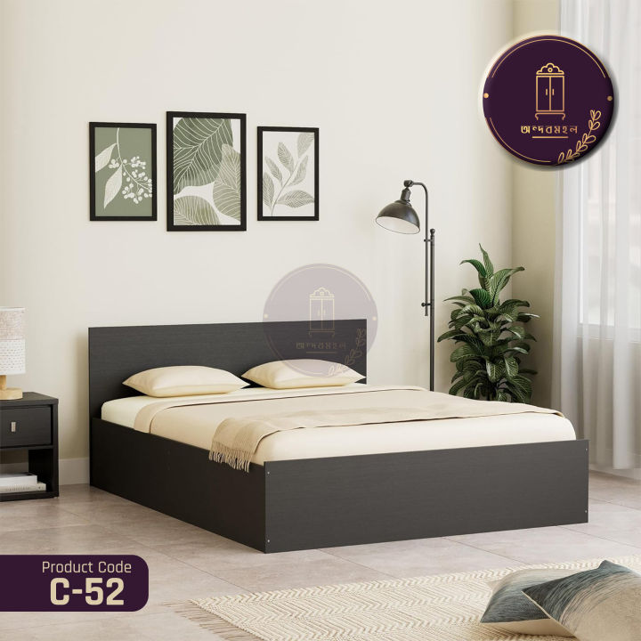 Andormahal%20%20plain%20Double%20Bed%20(%20Made%20Of%20Melamaine%20Laminated%20Board)%20(5/7)%20-%20Image%202