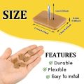 JAERBEE Tack-in Drawer Glides Drawer Track Glide for Repairing Dressers, Making All the Drawers Slide Smoothly and Evenly 30Pcs. 