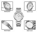 NAVIFORCE NF8030 Original Fashion Business Date Quartz Waterproof Military Stainless Steel Men’s Wrist Watch. 