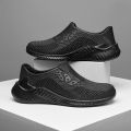 WAKOMen's and Women's Slip-on Chef Shoes Non-Slip Kitchen Shoes Labor Protection Shoes Oil-Proof Waterproof Work Shoes Kitchen Special Shoes. 