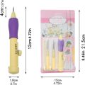 Embroidery Kit, Needle Embroidery. 3 Size Embroidery Stitching Punch Needle Set for Embroidery..