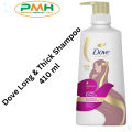 Dove Long & Thick Shampoo 410 ml.