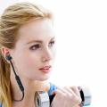 Magnetic music wireless Bluetooth headset with Mic For smart cellphone.