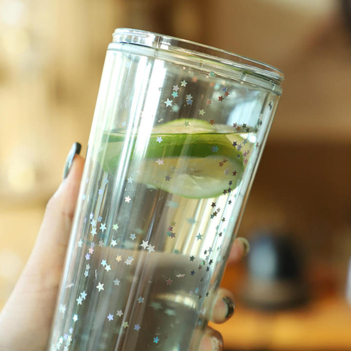 Simple%20And%20Transparent%20Plastic%20Straw%20Cup%20Student%20And%20Children's%20Milk%20Tea%20Cup%20Large%20Capacity%20Water%20Cup%20Summer%20Donut%20Ice%20Cup%20-%20Image%208