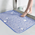 40*60cm Luminous Entrance Door Mat Soft Fleece Floor Carpet Glowing in the Dark Anti-Slip Bath Mat Bathroom Rug Kitchen Doormat.