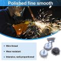 4 Pcs Wire Cup Brush Set, Wire Brush for Drill 1/4 Inch Arbor. 