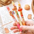 Creative Blue Ink Capybara Gel Pen Kawaii Cartoon Erasable Pen Aesthetic 0.5mm Cute Writing Pen Students. 