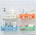 Smart Homes Multipurpose ABS Plastic Kitchen Bathroom Shelf Wall Holder Storage Rack Bathroom Rack Storage Box Strong Adhesive Sticker Shower Rack Shelf 1pcs Bathroom Shelves. 