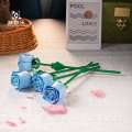 Compatible with Lego rose bouquets eternal flowers small particle building blocks toys Valentine's Day gift for girlfriend.