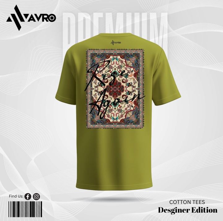 Avro%20Premium%20Men's%20T%20shirt%20Olive%20Color%20-%20Rise%20Again%20-%20Cotton%20Fabric%20Soft%20&%20Comfortable%20-%20Tshirt%20For%20Men%20-%20Image%203