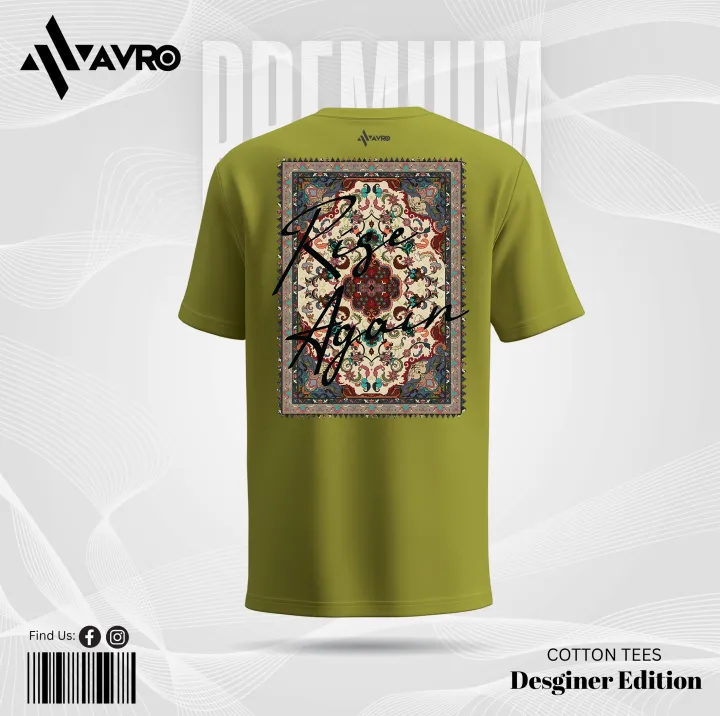 Avro%20Premium%20Men's%20T%20shirt%20Olive%20Color%20-%20Rise%20Again%20-%20Cotton%20Fabric%20Soft%20&%20Comfortable%20-%20Tshirt%20For%20Men%20-%20Image%203