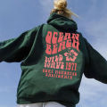 Ocean Beach Hoodie Aesthetic Hoodie Tumblr Sweatshirt CA Surf Tee Trendy Oversized Hoodie Coconut Hoodie Unisex Aesthetic Tops. 