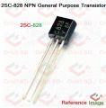 10Pcs- 2SC828 2SC-828 2SC 828 C828 NPN 30V 50mA TO-92 NPN Power Transistor Low Power Transistor General Purpose Miniature Transistor Electrical Circuitry & Parts.