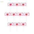 10x Cake Toppers, Happy Mother's Day Cake Topper, Baking Decor, Mother's Day Cupcake Picks, Cake Insert for Event, Gift Cake, Birthday Anniversary.