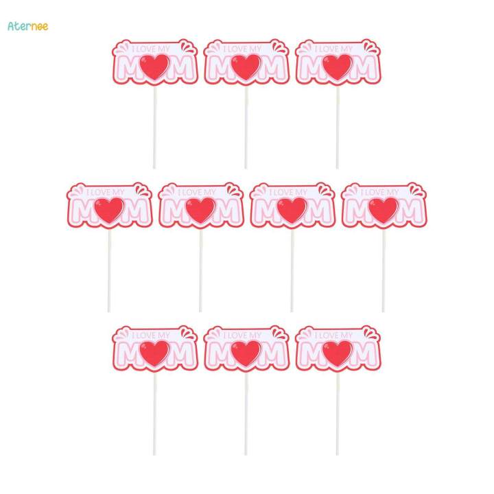 10x%20Cake%20Toppers,%20Happy%20Mother's%20Day%20Cake%20Topper,%20Baking%20Decor,%20Mother's%20Day%20Cupcake%20Picks,%20Cake%20Insert%20for%20Event,%20Gift%20Cake,%20Birthday%20Anniversary%20-%20Image%203