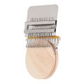 Darning Mini Loom Machine, Fun Knitting Experience Hand Eye Coordination 14 Hooks Small Weaving Loom Kit for Making Hats. 