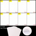 Round Self Adhesive Stickers Self Adhesive Sticky Circular White Sticker A4 Laser or Inkjet Printer Label Stickers Package Label. 