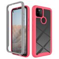 For Google Pixel 5A 5G Starry Sky Solid Color Series Shockproof PC + TPU Case.