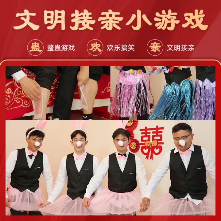 Deer%20Horn%20Ring%20Game%20Card%20Props%20Wedding%20Door%20Blocking%20and%20Trick%20the%20Groom%20with%20Small%20Photo%20Creativity%20Guangzhi%20-%20Image%202