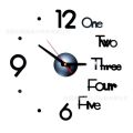 Luxury Decor 3D Wall Clock Sticker DIY Mirror Clock Brief Living Room Decor Modern Design Silent Acrylic Big Watch. 