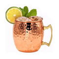 Pure Copper Mug, Moscow Mule Hammered Copper Mug/Copper Drinking Mug With Copper Handle.