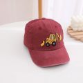 BeQeuewll Toddler Excavator Baseball Hat Embroidery Adjustable Kids Baseball Hat Toddler Boy Girl Birthday Gift. 
