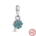 New 925 Silver Stackable Two-tone Little Lucky Rings Styling Mini Charm Beads Fit Original Pandora Me Bracelet Rings DIY Jewelry.