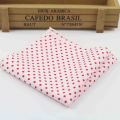 Dot Cotton Handkerchiefs Woven Colorful Printing Round Pocket Square Mens Casual Circle Square Pockets Handkerchief Towels. 