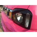 4x Lamp Hoods Stickers Car Headlight Light Lamp Cover Garnish for Jimny JB23 JB33 JB43 1998-2017 Black. 