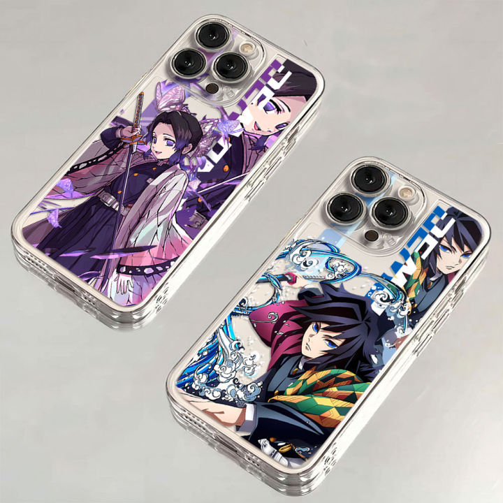 Hot Anime Demon Slayer Phone Case For OPPO Realme C67 C65 C63 C55 C53 C35 C30 C11 12 10 9 8 7 6 Pro Plus 4G 5G Transparent Cover