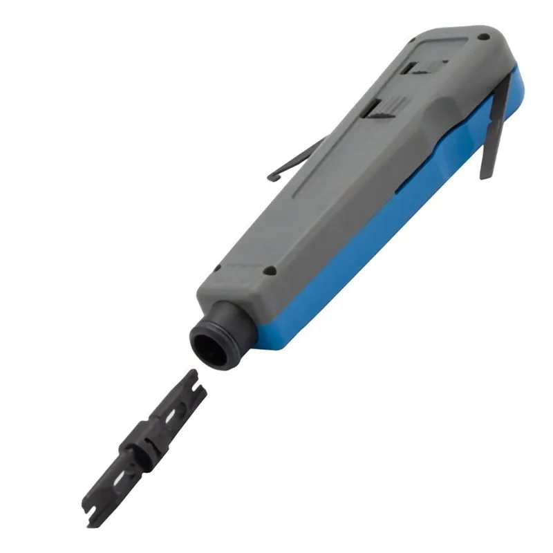Punch Down Impact Tool Kit With 110 Blades – Network Wire Tool For Cat6/Cat5e Cables, Stripper & Terminator