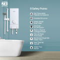 Panasonic Instant Water Heater Antibacterial Home Shower, DH-3MS1.