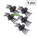 5 pcs x Simulation Plastic Spider Toy Realistic Insect Prank Funny Toys. 