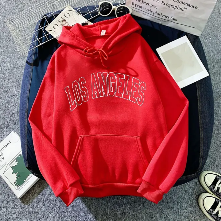 Vintage%20Hoodie%20Women's%20Los%20Angeles%20Print%20Hoody%20Long-sleeved%20Sweatshirt%20Casual%20Blouse%20Pullover%20White%20Tops%20With%20Pocket%20Polerones%20-%20Image%205