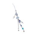 Blue Pink Jellyfish Keychain Jellyfish Phone Charm Star Phone Strap Y2K Beaded Long Tassel Keychain.