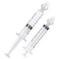 【Atoztide Store】2PCS Portable Baby Irrigator Syringe Nose Cleaner Tube Nasal Aspirator.. 