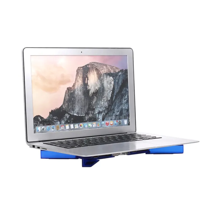 HXSJ%20Dr-2008%20Lapt-op%20Cooling%20Pad%20FO-lding%20Portable%20Cooling%20Pad%20Usb%20Powered%20With%20Single%2060Mm%20Led%20Blue%20Fan/Speaker%20Cooling%20Stand%20Blue%20-%20Image%207