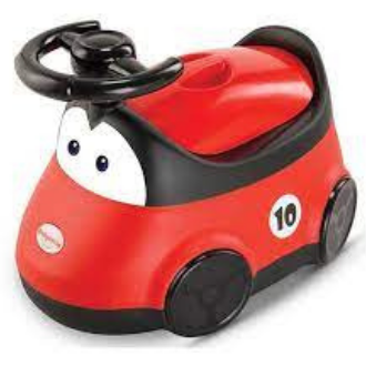 Baby smile potty car