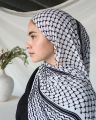 keffiyeh Scarf Hijab Printed Chiffon Muslim Women Hijabs Dubai Turkey Headscarf Arabic Turban Islamic Clothing Long Scarfs.