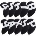 Golf Iron Covers,Neoprene Golf Iron Covers Set ,Golf Club Head Covers for Iron Club Fit All Golf Iron Cover,A. 