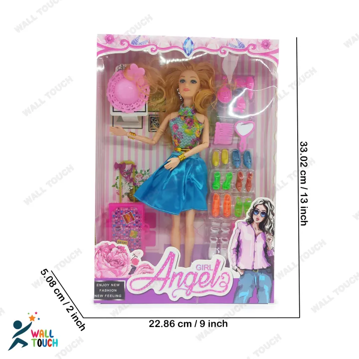 Girl%20Angela%20Stylish%20Barbie%20Doll%20Wonderful%20Toy%20With%20Dress%20&%20Accessories%20For%20Kids%20&%20Girls%20-%20Doll%20-%20Image%202